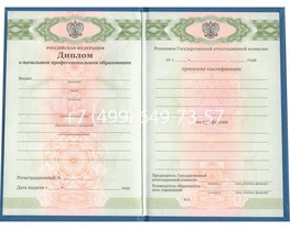 Диплом ПТУ 2010-2026 годов Диплом ПТУ 2010-2026 годов